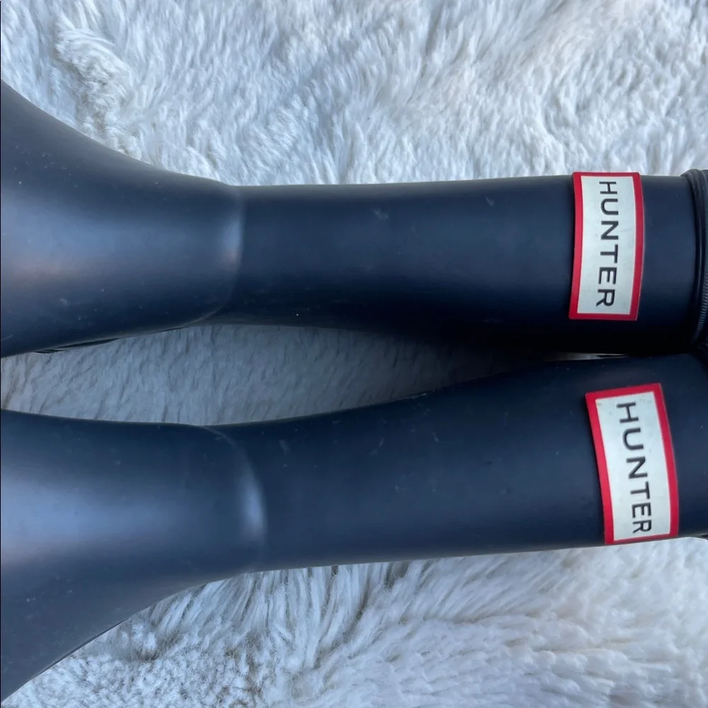 Hunter Kids First  Classic Blue Rain Boots size 10